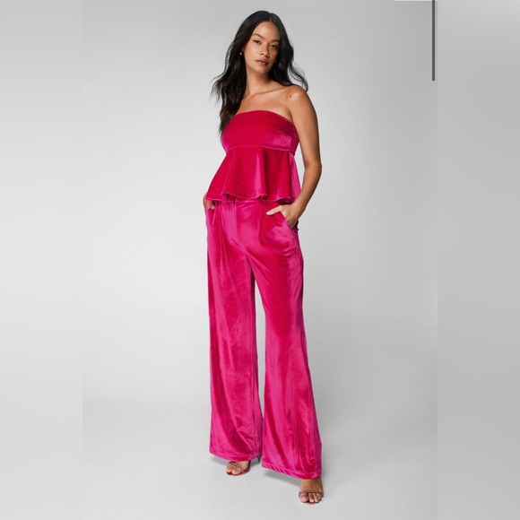 Beautiful silk, pink pants - Picture 1 of 3